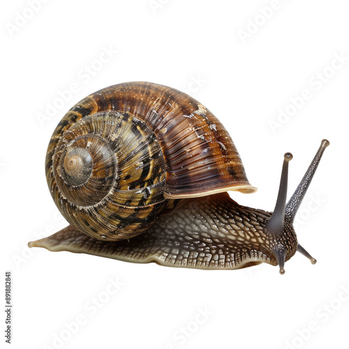 Photo of Snail isolated on transparent background