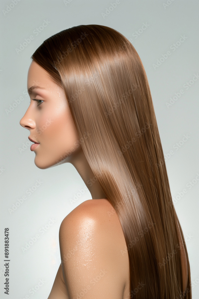 portrait of a woman with hair portrait of a woman with hair