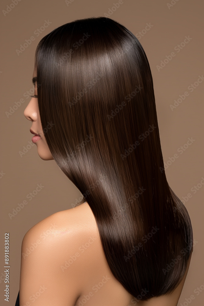 Naklejka premium hair of a woman