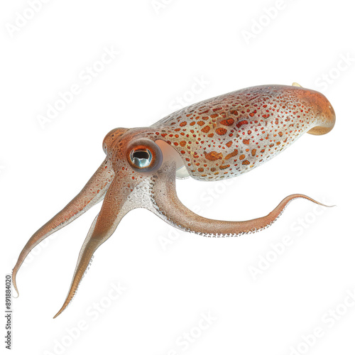 Photo of Squid isolated on transparent background