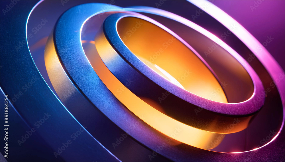 Abstract 3d Curve futuristic and minimalist Abstract 3d Curve futuristic and minimalist