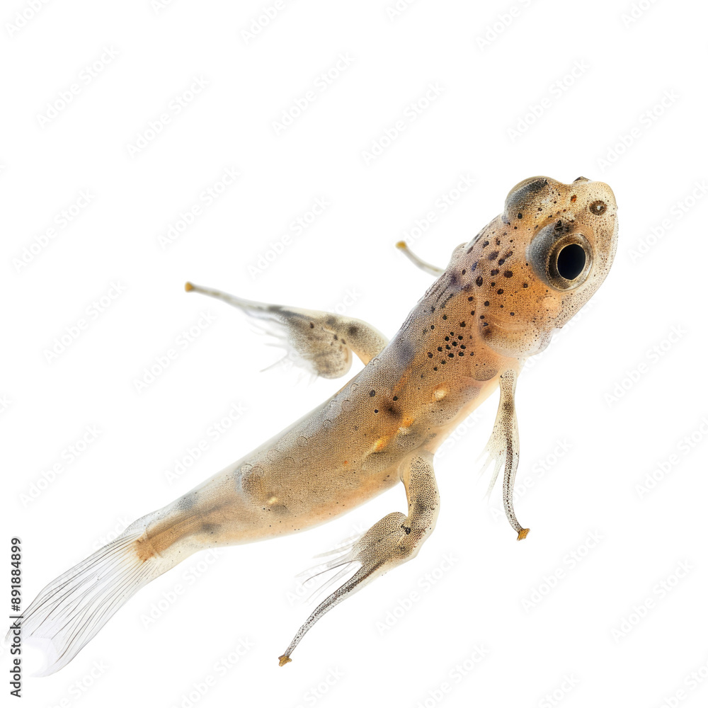Obraz premium Photo of Tadpole isolated on transparent background