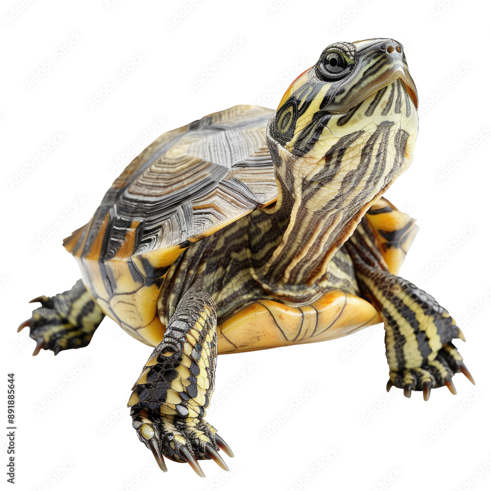 Naklejka premium Photo of Terrapin isolated on transparent background