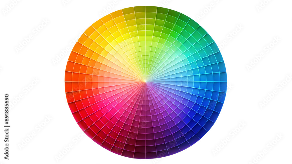 Color Spectrum Wheel on Transparent Background Color Spectrum Wheel on Transparent Background