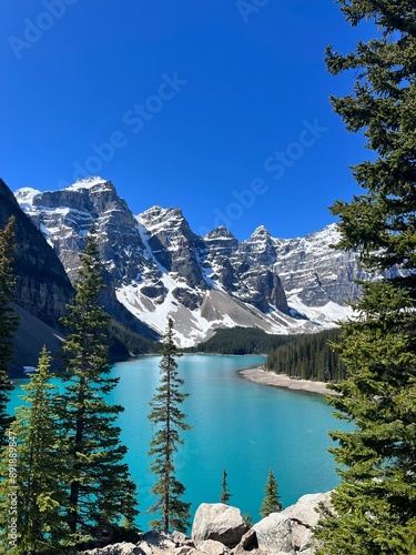 Fotografie lake in banff national park country