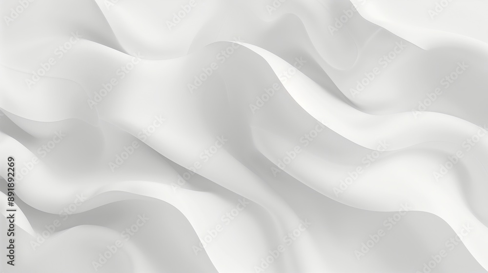 Abstract Wave-Like Pattern with Soft White and Gray Tones Abstract Wave-Like Pattern with Soft White and Gray Tones