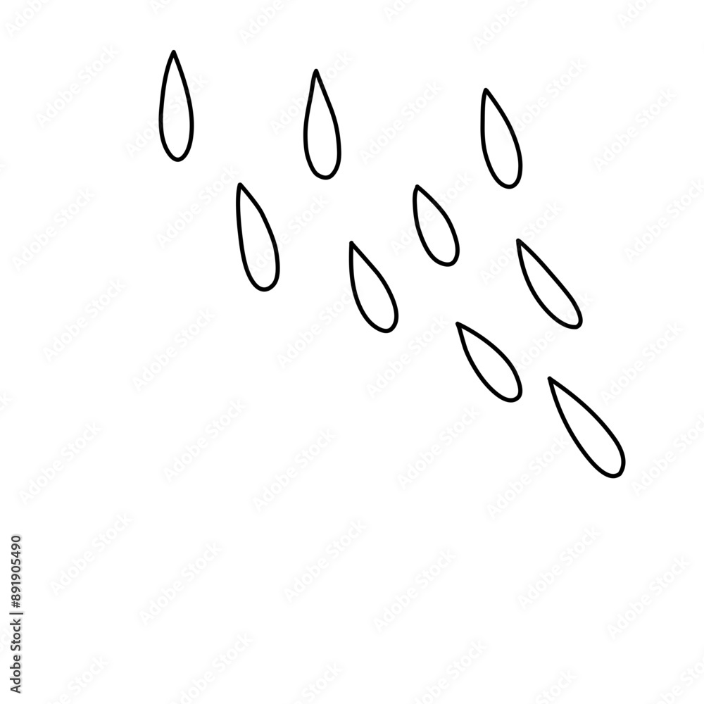 Fototapeta premium raindrop group