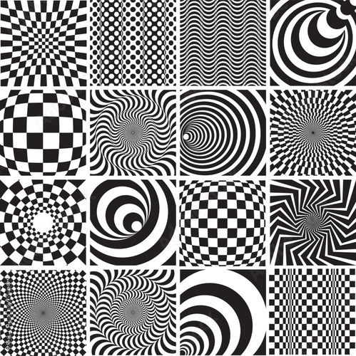 A collection of optical illusions
