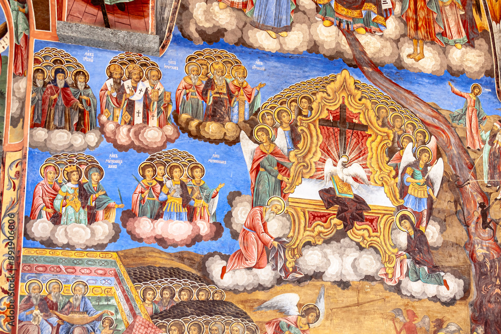 Fragment of an icon painting Fragment of an icon painting