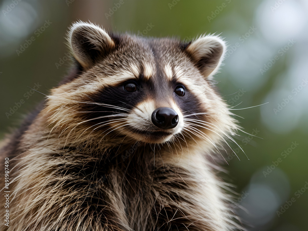 Funny cute closeup of raccoon Funny cute closeup of raccoon