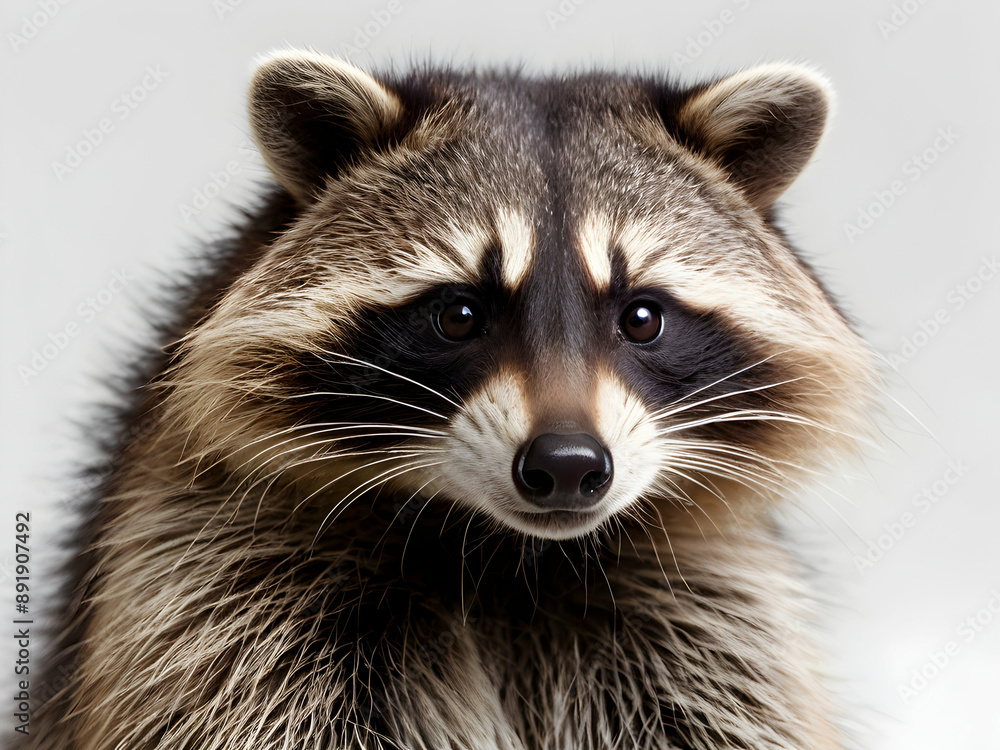 Funny cute closeup of raccoon Funny cute closeup of raccoon