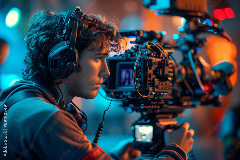 video operator with camera, ai video operator with camera, ai