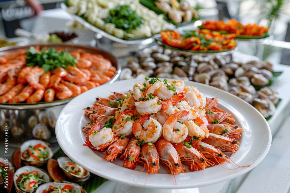 Buffet food catering food party at restaurant Buffet food catering food party at restaurant