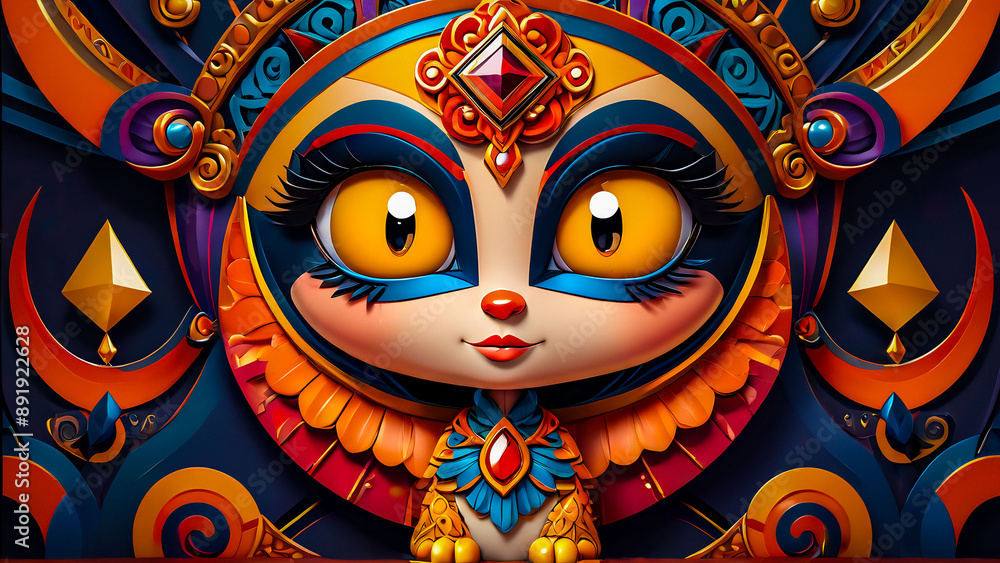 8k cartoon character illustration , colorful, vibrant, playful 8k cartoon character illustration , colorful, vibrant, playful