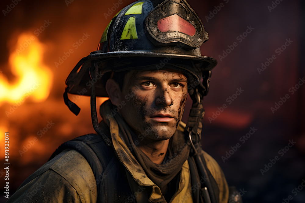 portrait of a firefighter, firefighter portrait, portrait of a firefighter portrait of a firefighter, firefighter portrait, portrait of a firefighter