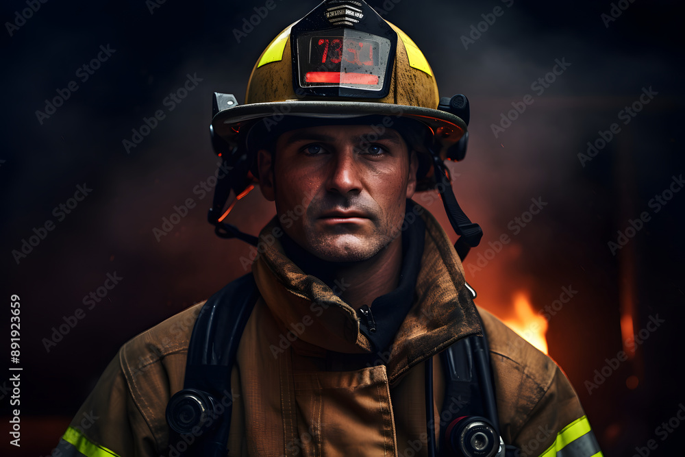 portrait of a firefighter, firefighter portrait, portrait of a firefighter portrait of a firefighter, firefighter portrait, portrait of a firefighter