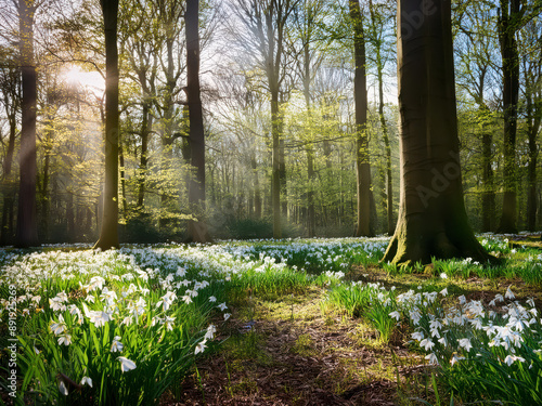 spring in the park