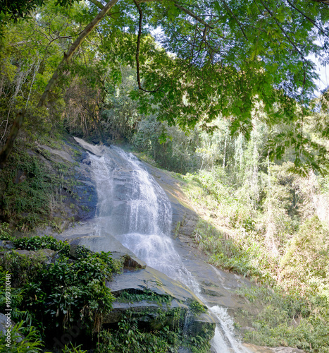 Waterfall in Tijuca's National Park photo