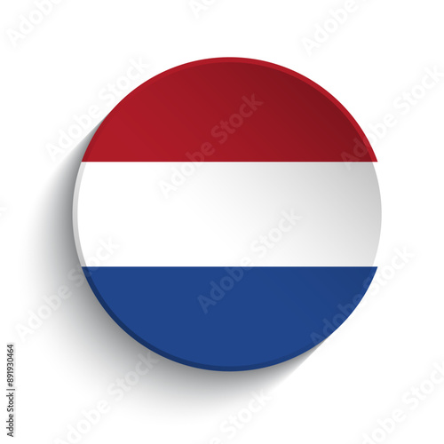 Netherlands flag button