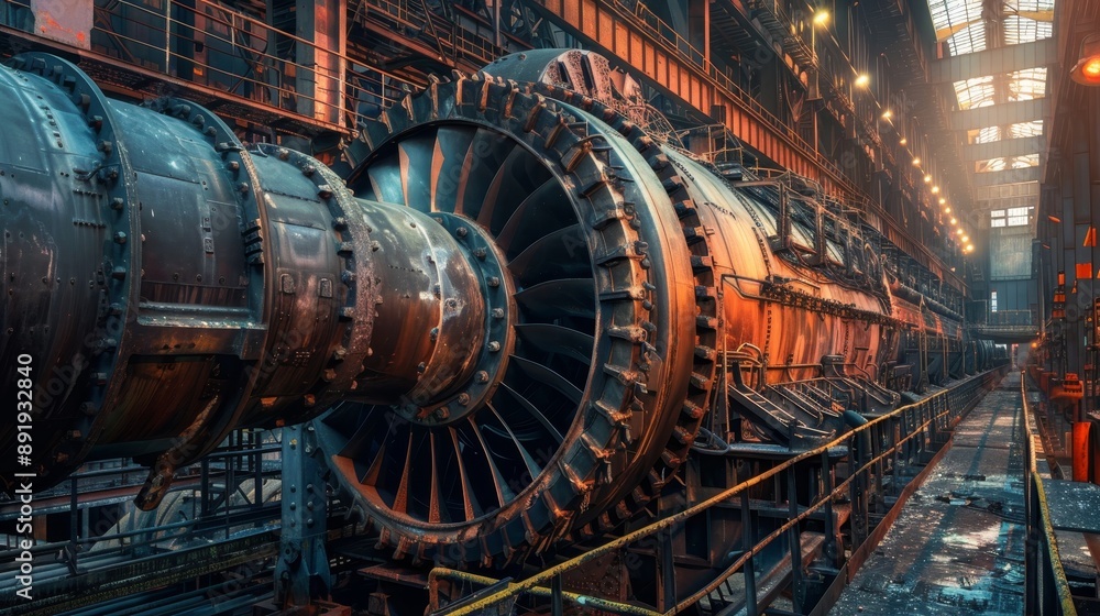 Industrial turbine for efficient energy generation in the steel manufacturing sector Industrial turbine for efficient energy generation in the steel manufacturing sector