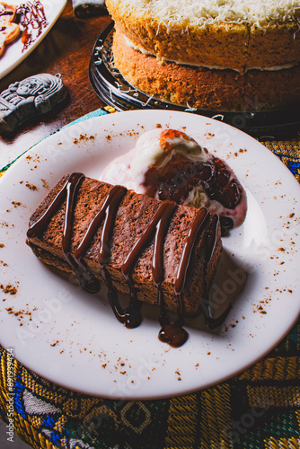 postre de chocolate 