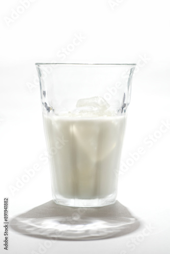 Glass with milk