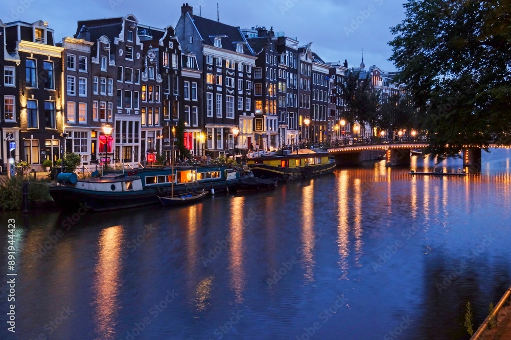 Obraz premium Making a visit to the Dutch capital, Amsterdam