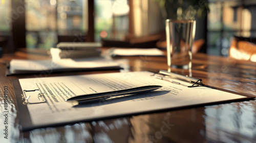 Wallpaper Mural Petition for Bankruptcy on an office table. Torontodigital.ca