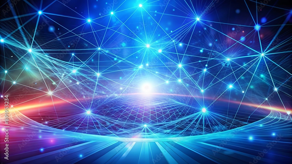 Vibrant blue gradient background illuminated by dark lights against a digital web design backdrop with mesmerizing colorful effects unfolding. Vibrant blue gradient background illuminated by dark lights against a digital web design backdrop with mesmerizing colorful effects unfolding.