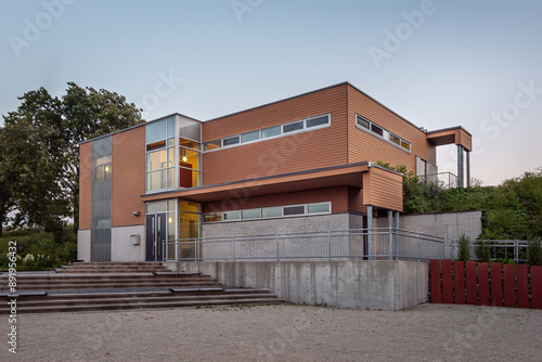 Generic small business building exterior