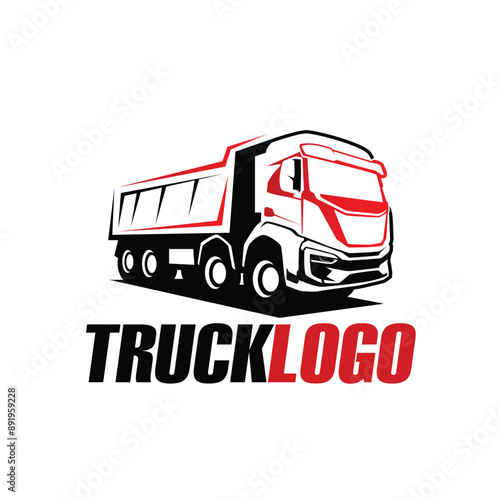 Truck company logo vector template