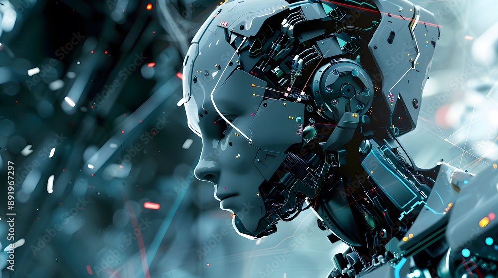 Fototapeta premium The Mechanical Mind