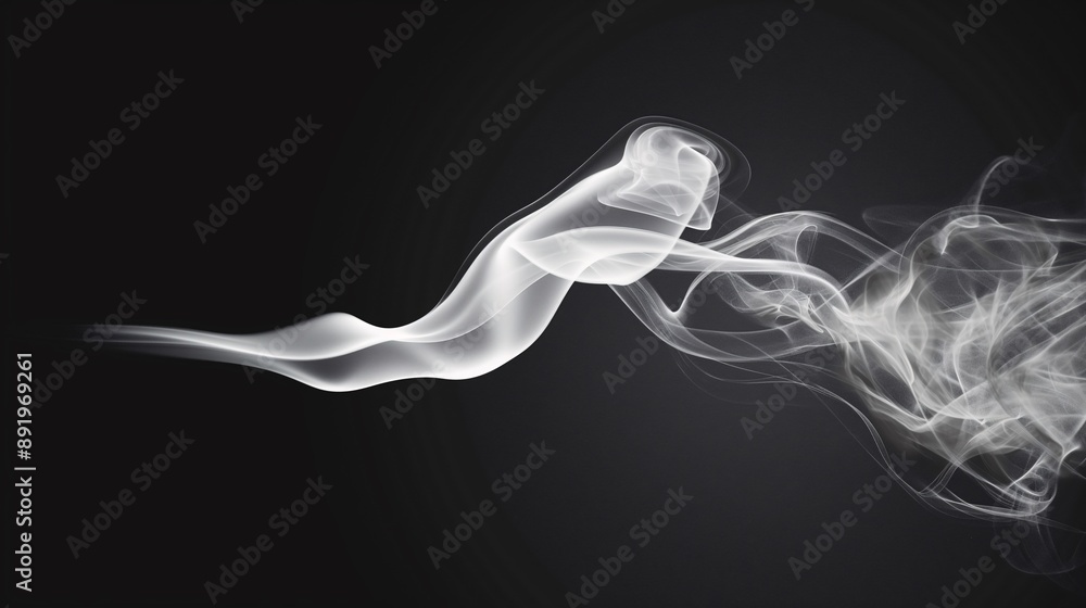 smoke trails, ethereal shapes, dark background smoke trails, ethereal shapes, dark background