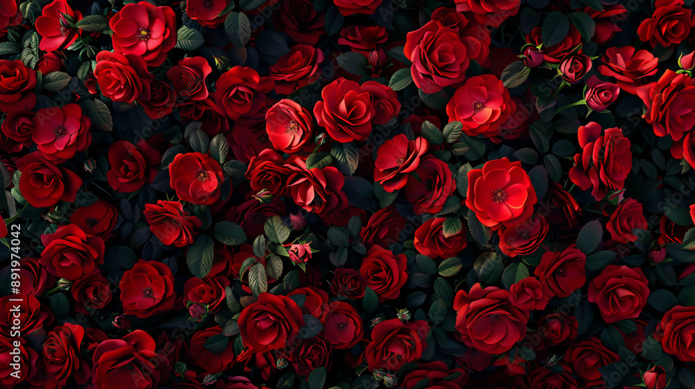 Red roses background Red roses background