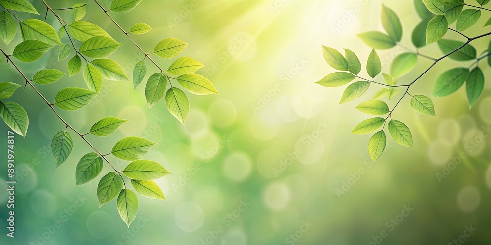 Gentle leaves casting delicate shadows on a soft abstract background, ideal as botanical wallpaper , gentle, leaves Gentle leaves casting delicate shadows on a soft abstract background, ideal as botanical wallpaper , gentle, leaves