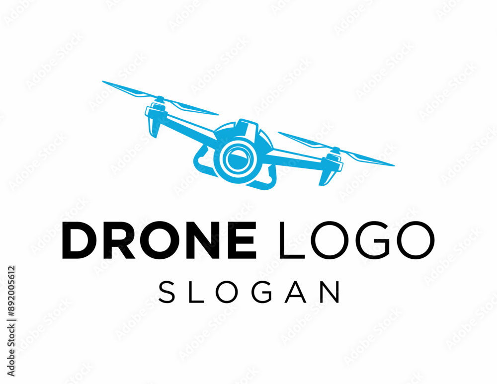 Logo about Drone created using the CorelDraw application. on a white background. Logo about Drone created using the CorelDraw application. on a white background.