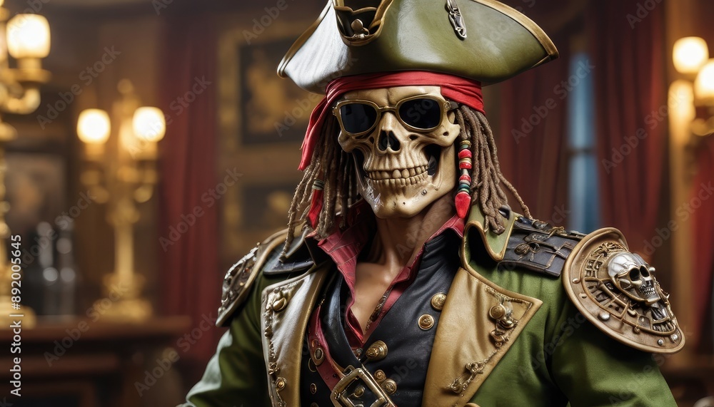Skeleton Pirate Captain. Skeleton Pirate Captain.