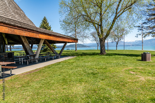 Sandpoint City Park on the Shores of Lake Pend Oreille, Sandpoint, Idaho photo