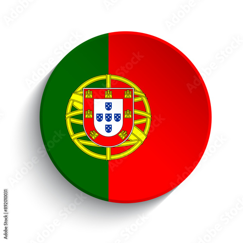 Portugal flag button