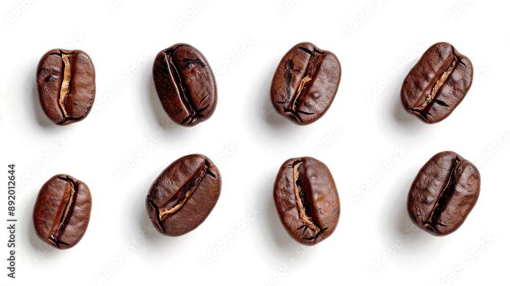 isolated coffee beans isolated coffee beans