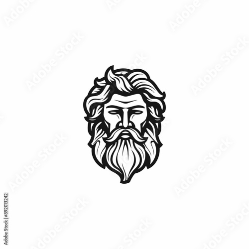 Zeus logo design vector illustration