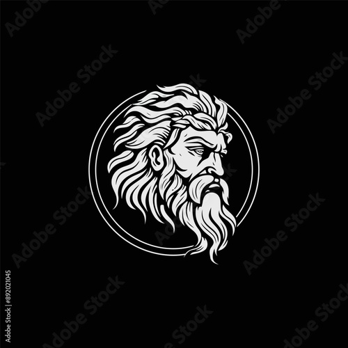 Zeus logo design vector illustration