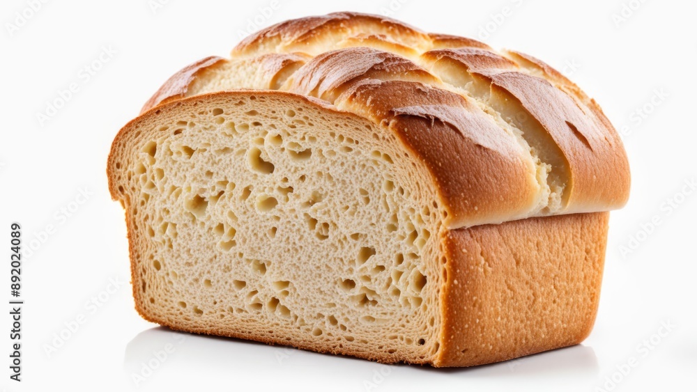 Single Organic Bread isolated on white Background Single Organic Bread isolated on white Background