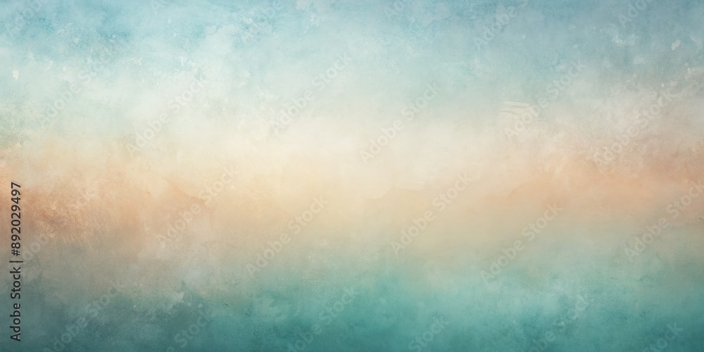 Fototapeta premium Soft, muted colors blend in translucent layers, creating a calming and minimalist abstract background with subtle texture and gentle, ombre-inspired gradations.