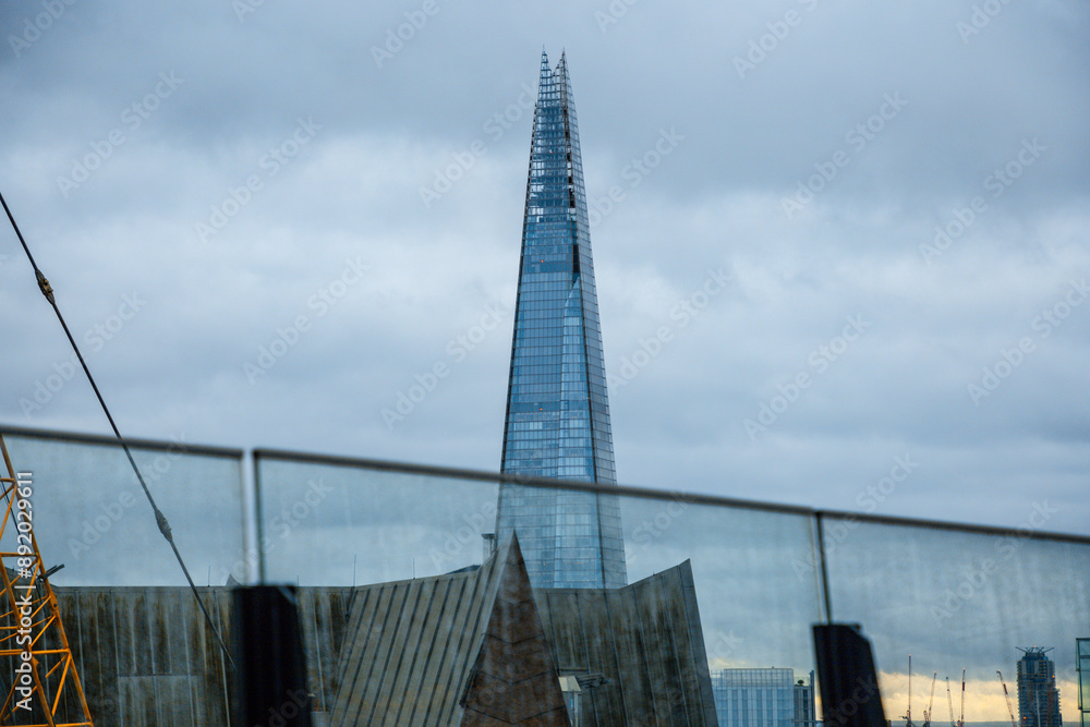 Fototapeta premium London, UK - City buildings and city streets