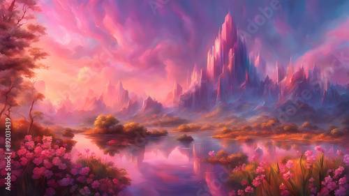 Mystical Abstract Glassmorphism