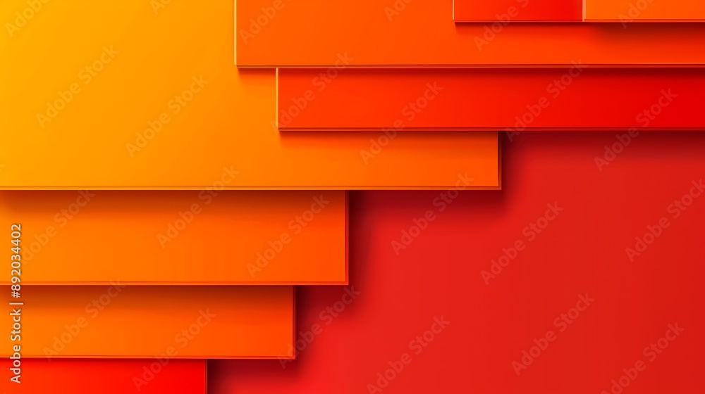 Modern abstract background with overlapping and layered orange and red paper shapes, creating a vibrant and dynamic visual effect. Modern abstract background with overlapping and layered orange and red paper shapes, creating a vibrant and dynamic visual effect.