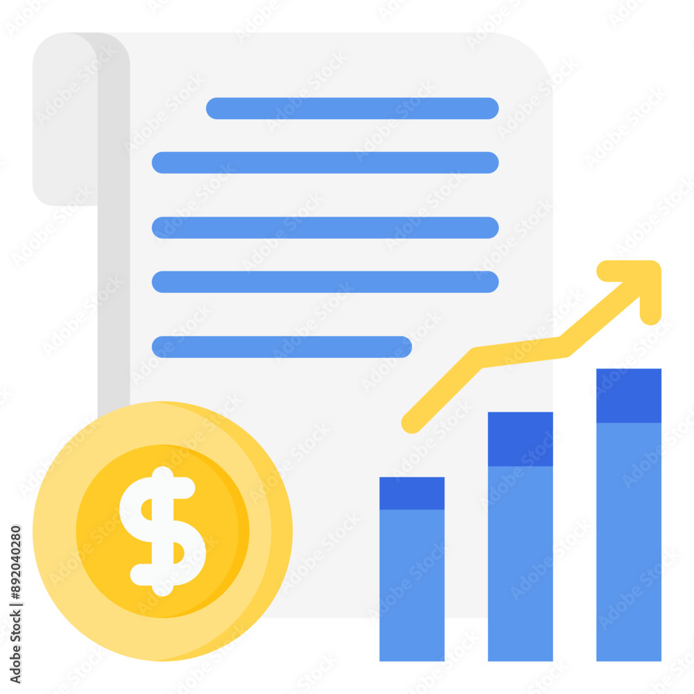 Sales growth Filled Outline Icon Sales growth Filled Outline Icon