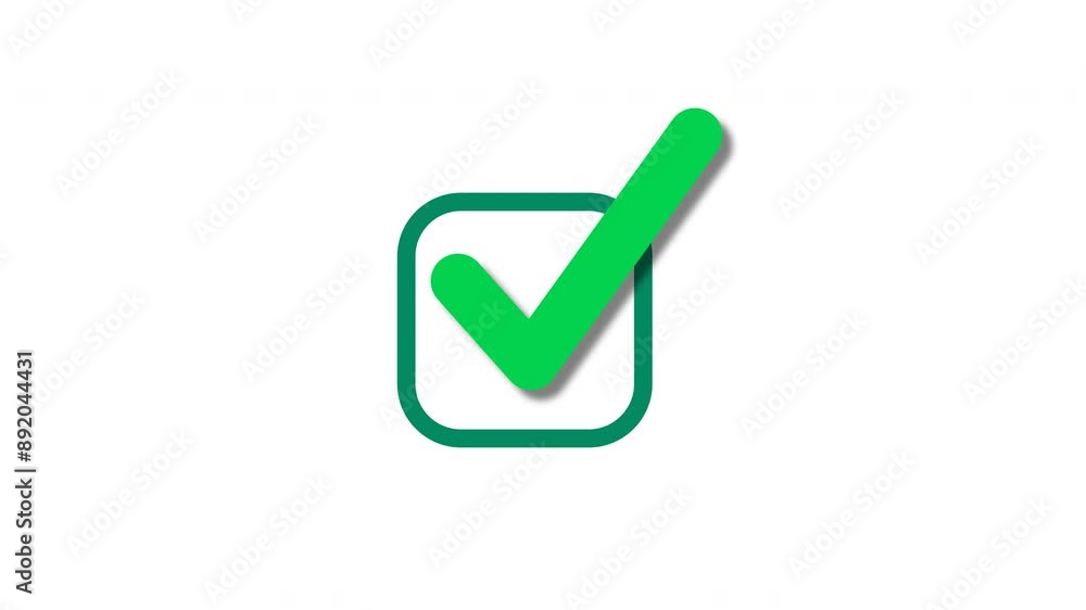 High quality check mark animation. Stunning results in 4k video High quality check mark animation. Stunning results in 4k video