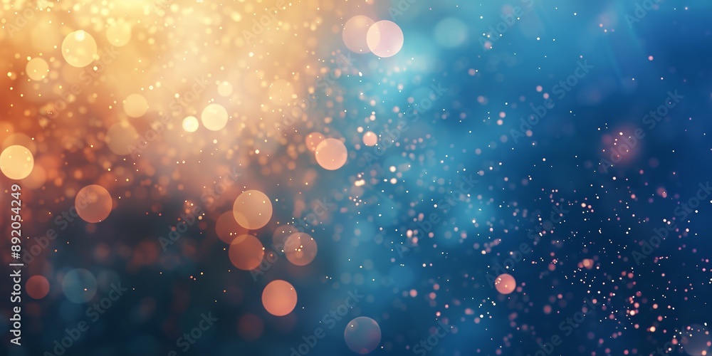 Abstract Background with Blurred Fireworks and Bokeh Lights Abstract Background with Blurred Fireworks and Bokeh Lights